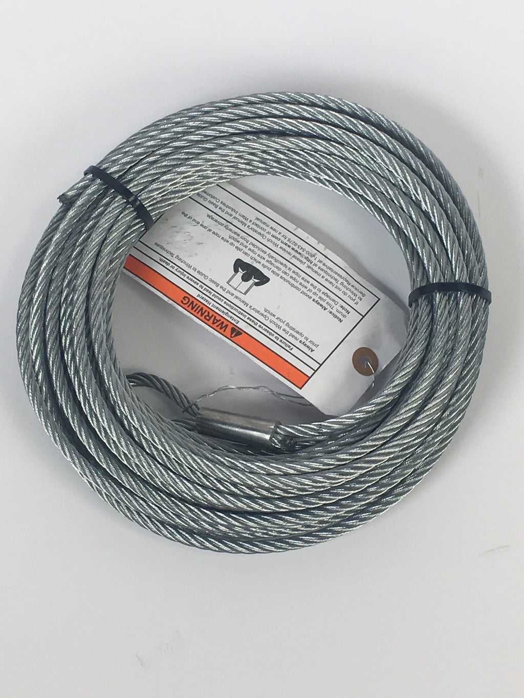 Replacement Steel Winch Rope, 1/4 in x 50 ft