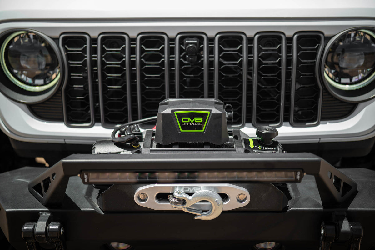 Xtract 12k Synthetic Rope Winch DV8 Offroad