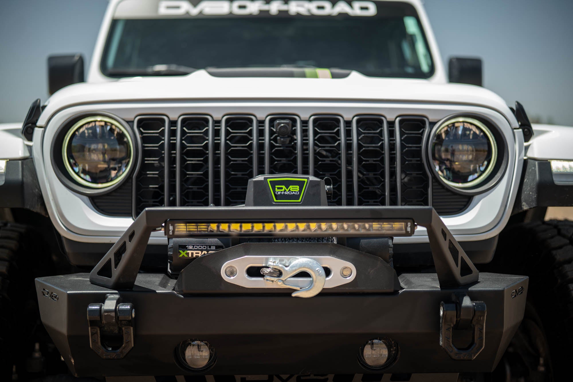 Xtract 12k Synthetic Rope Winch DV8 Offroad