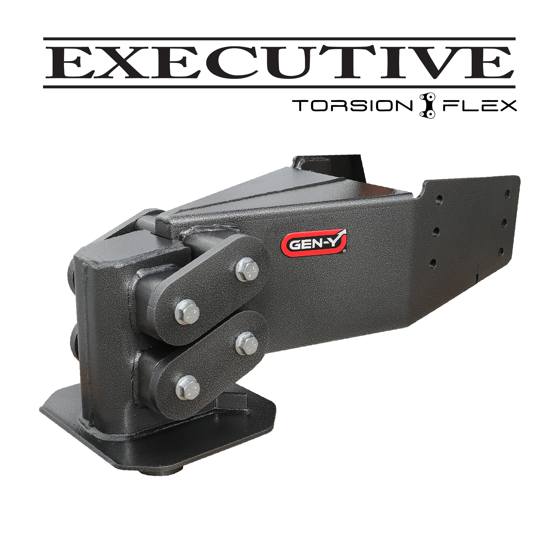 GEN-Y Hitch EXECUTIVE TORSION-FLEX Fifth Wheel King Pin Box 1.5K - 4.5K pin weight range 30K Towing