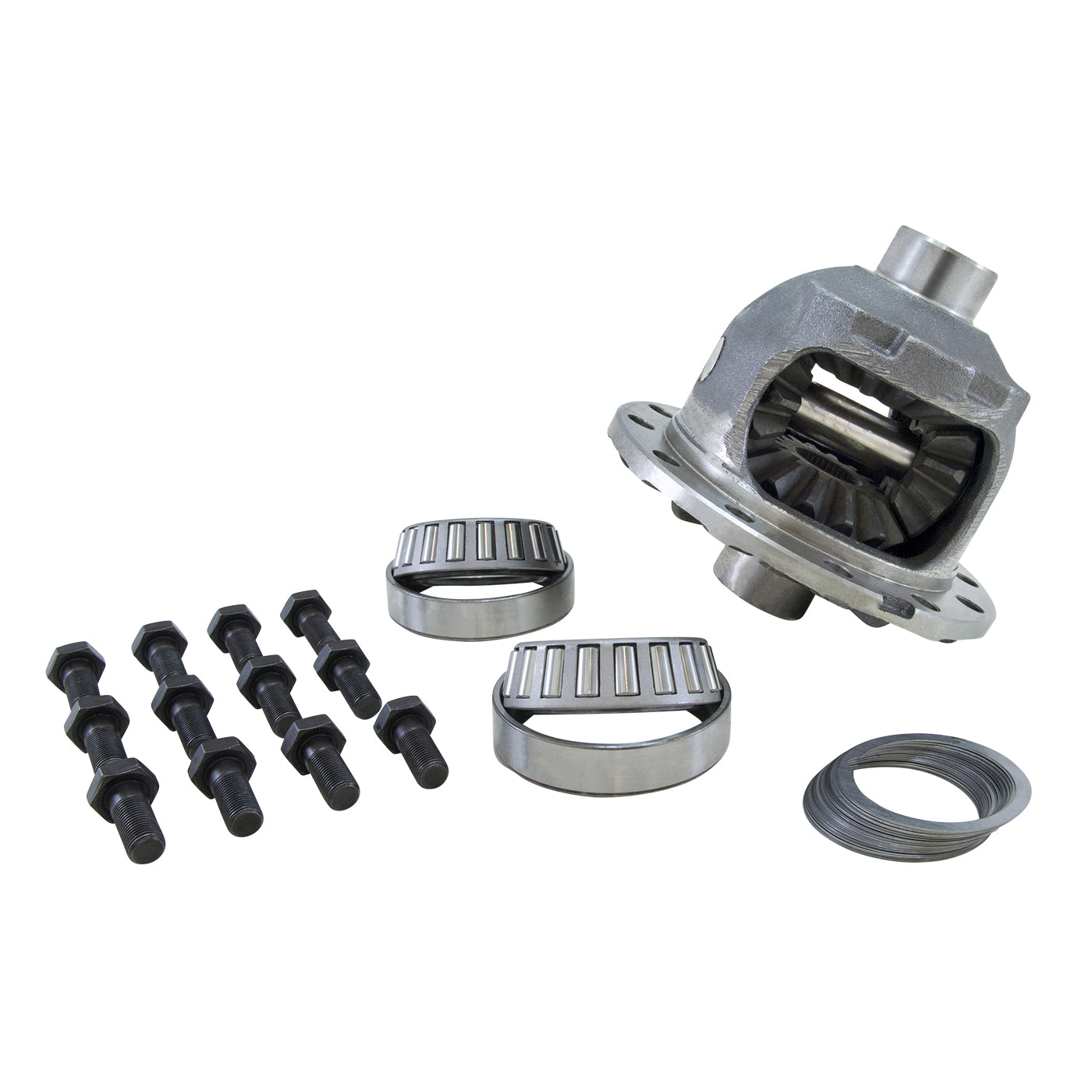 Loaded Standard Open Carrier Case Dana 80 4.10-Up 35 Spline Non ABS D80 Std Loaded Case 4.10 & Up 35 Spline (Not ABS) Yukon Gear