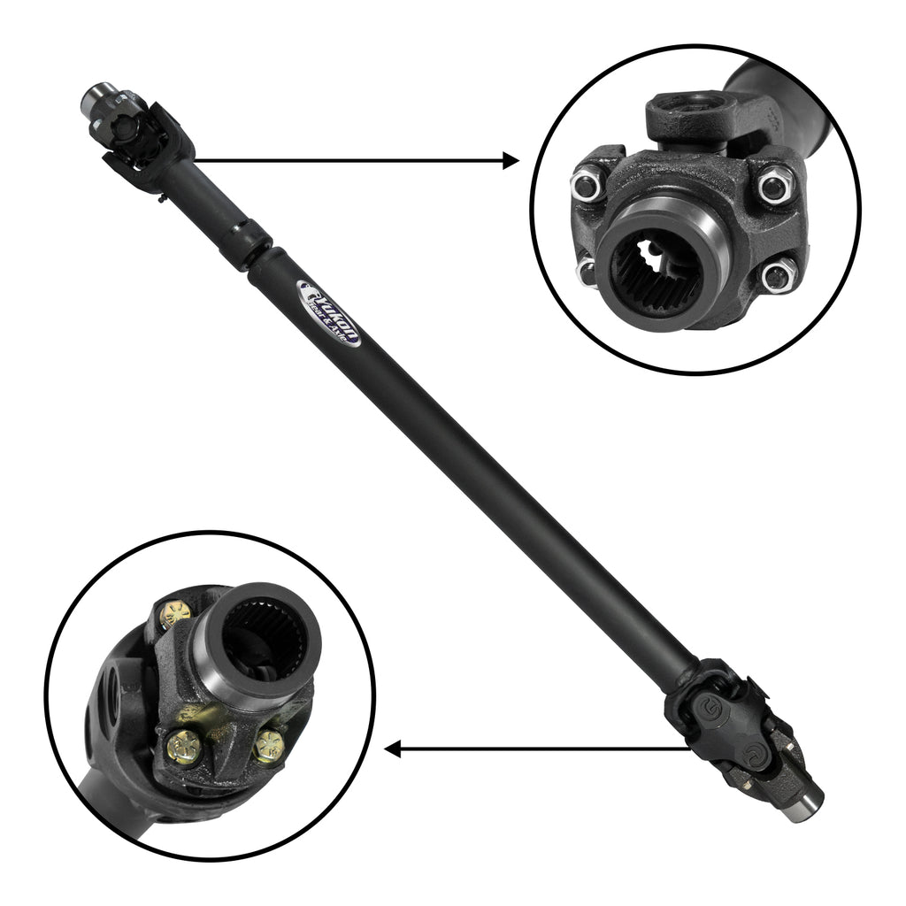 Performance Front Driveshaft 2018 Jeep JL Sahara 4 Dr Auto Selec-Trac 2018+ JL Sahara Front Driveshaft 1310 HD 4DR A/T W/ Selec-Trac W/ Dana 30 Yukon Gear