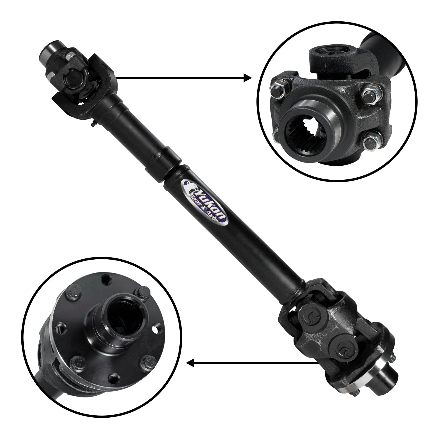 JEEP JL Sport Rear Driveshaft 2 Door With Manual Transmission With Dana 35 2018+ JL Sport Rear Driveshaft 1350 HD 2DR M/T W/ Dana 35 Yukon Gear