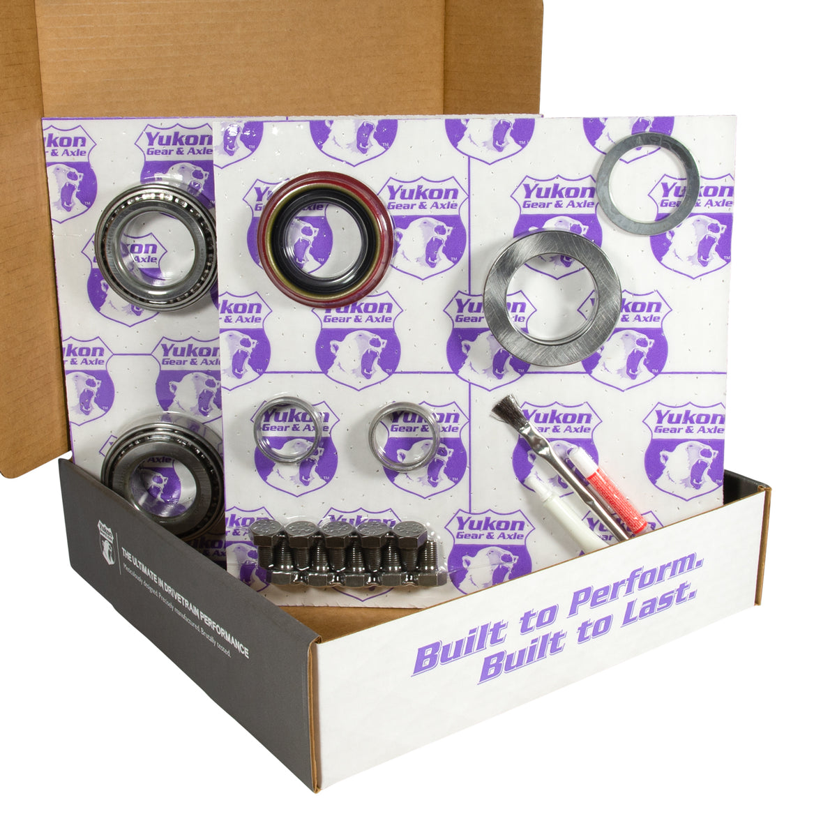 8.8 Inch Ford 3.55 Rear Ring & Pinion Install Kit 31 Spline Posi 2.99 Inch Axle Bearings 8.8 Inch Ford 3.55 Rear R&P Gear/ Install Kit Package W/ 31 Spline Posi & Ak 1561 (2.985 Inch Od) '09-'14 F150 Yukon Gear