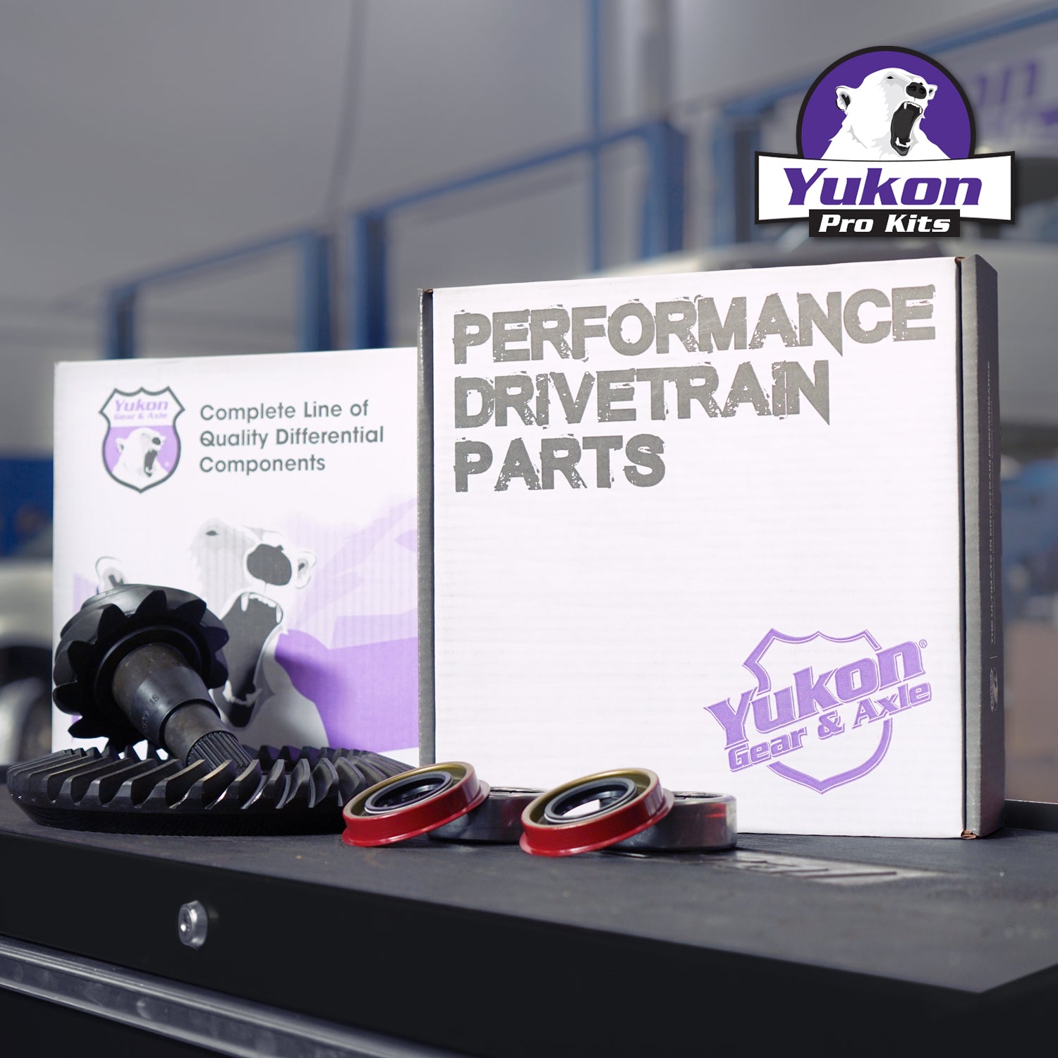 9.75 Inch Ford 4.11 Rear Ring & Pinion Install Kit Axle Bearings & Seal 9.75 Inch Ford 4.11 Rear R&P Gear/ Install Kit Package W/ Ak 1561 '11-'19 Trucks Yukon Gear