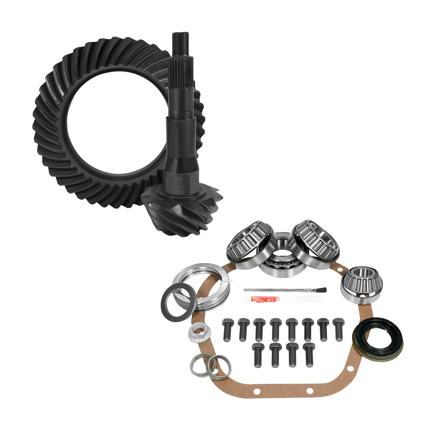 10.5 Inch Ford 4.56 Rear Ring & Pinion And Install Kit 10.5 Inch Ford 4.56 Rear R&P Gear/ Install Kit Package '08-'10 F250/ F350 Srw Yukon Gear