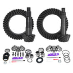 Ring & Pinion Gear Kit Package Front & Rear With Install Kits - Toyota 8.4/8 Inch IFS Toyota 05-15 Tacoma (8.4/8 Inch ifs) 4.11 Ratio Gear Package (Fits 3.91 & Up Front Case) Yukon Gear
