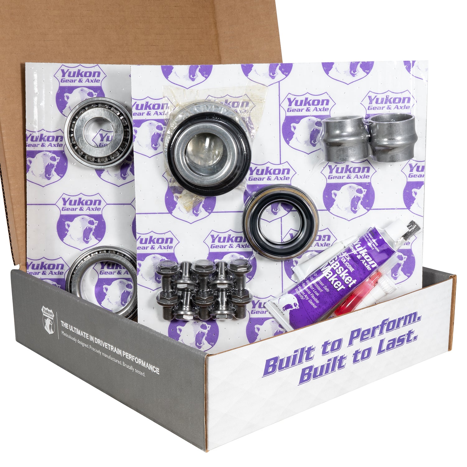 Ring & Pinion Gear Kit Package Front & Rear With Install Kits - Toyota 8.4/8 Inch IFS Toyota 05-15 Tacoma (8.4/8 Inch ifs) 4.30 Ratio Gear Package (Fits 3.91 & Up Front Case) Yukon Gear