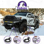 Ring & Pinion Gear Kit Package Front & Rear With Install Kits - Toyota 8.4/8 Inch IFS Toyota 05-15 Tacoma (8.4/8 Inch ifs) 4.56 Ratio Gear Package (Fits 3.91 & Up Front Case) Yukon Gear