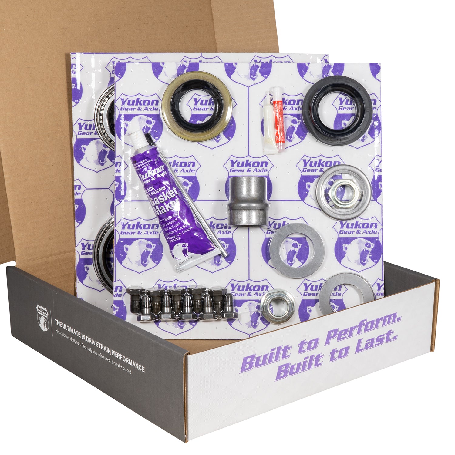 Ring & Pinion Gear Kit Package Front & Rear With Install Kits - Toyota 8 Inch /8 Inch IFS Toyota 05-15 Tacoma 07-09 Fj W/ Locker (8 Inch /8 Inch ) 4.56 Ratio Gear Package (Fits 3.73&Down Front Case) Yukon Gear