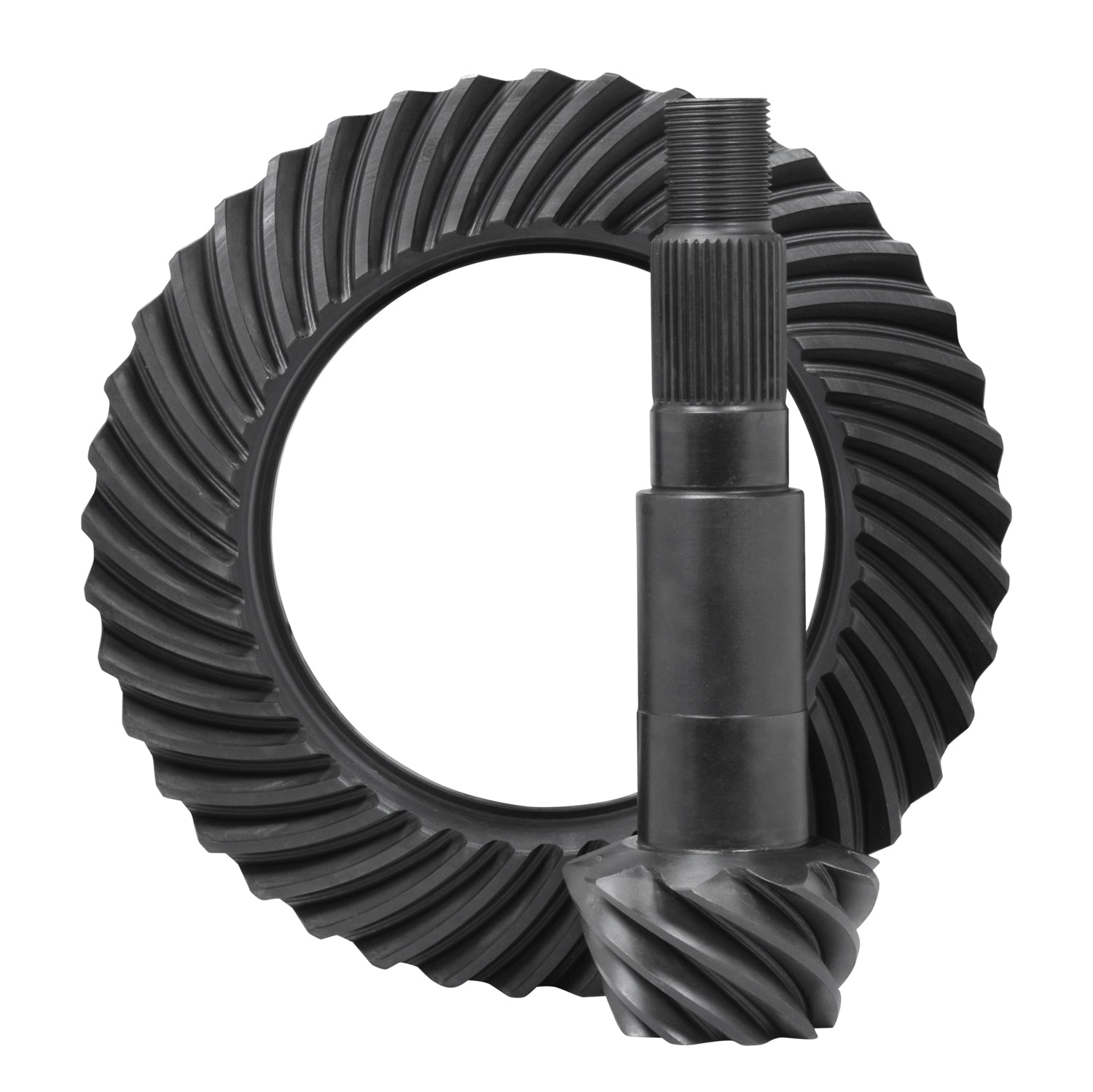 High Performance Ring & Pinion Gear Set For D80 Rear 4.56 Ratio Thick Gear High Performance Replacement Ring & Pinion Gear Set Dana 80 4.56 Thick D80 4.56 Thick R&P (Fits 3.73 & Down Case) Yukon Gear