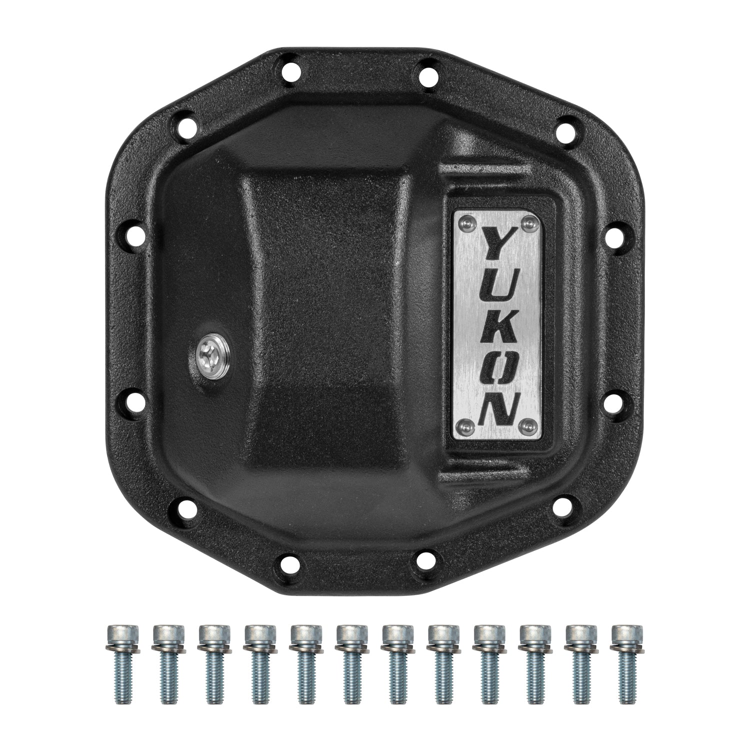 Hardcore Rear Nodular Iron Cover For Jeep Wrangler JL Dana 35 Rear JL D35 Rear (M200) Nodular Iron Differential Cover 12 Bolt Yukon Gear