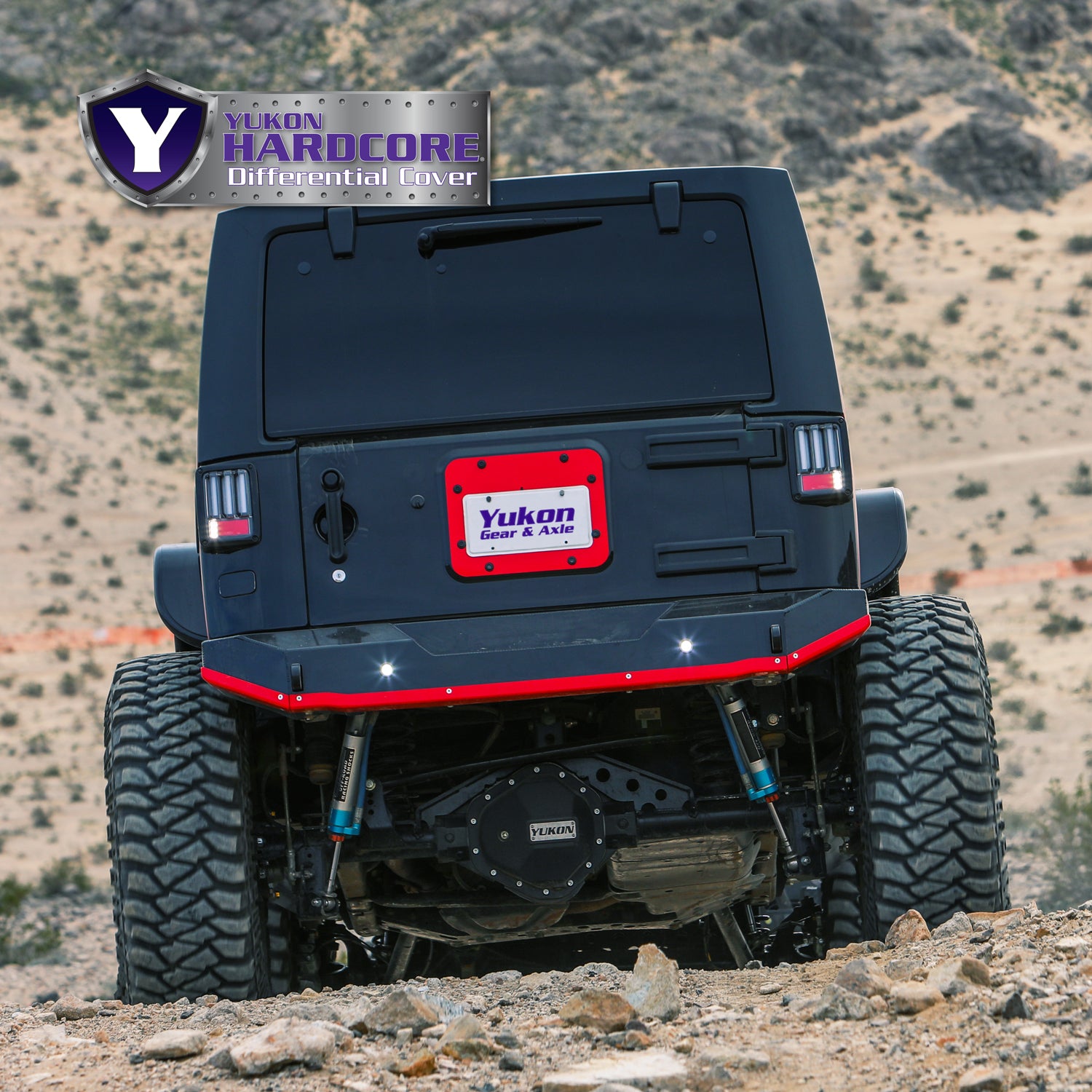 Hardcore Rear Nodular Iron Cover For Jeep Wrangler JL Dana 44 Rear JL D44 Rear (M220) Nodular Iron Cover Yukon Gear
