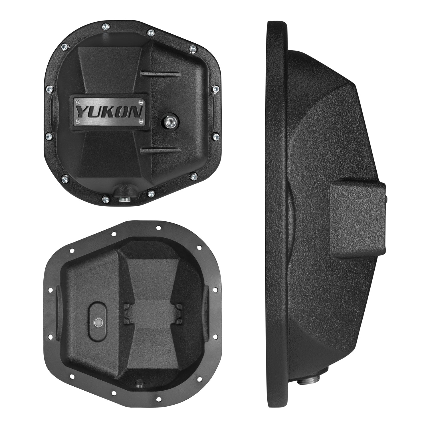 Hardcore Nodular Iron Cover For Ford 10.5 Inch Rear Differential 10.5 Inch Ford Nodular Iron Differential Cover Yukon Gear