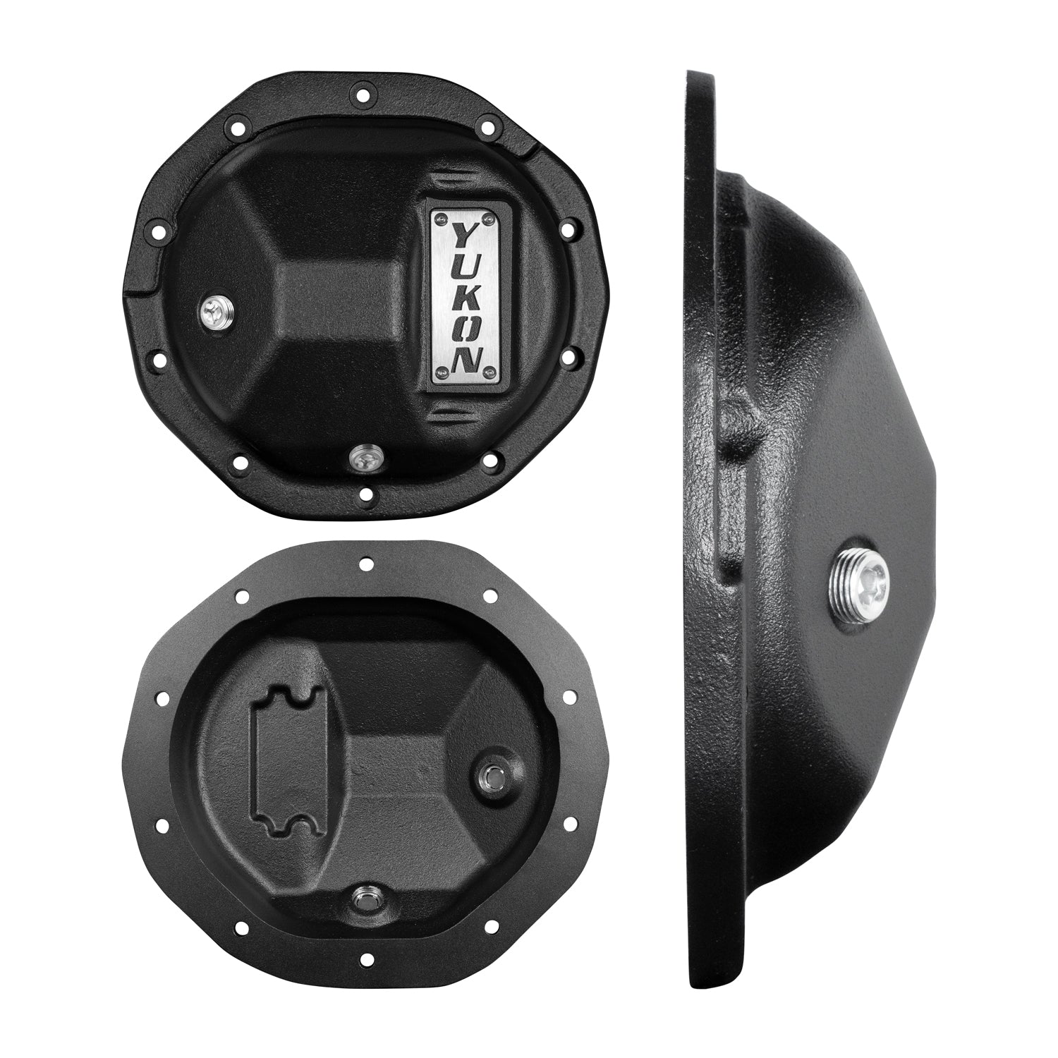 Rear Nodular Iron Cover For 8.5 Inch GM With 8mm Cover Bolts GM 8.6 Inch Rear Nodular Iron Diff Cover Late W/ M8 Bolts Yukon Gear