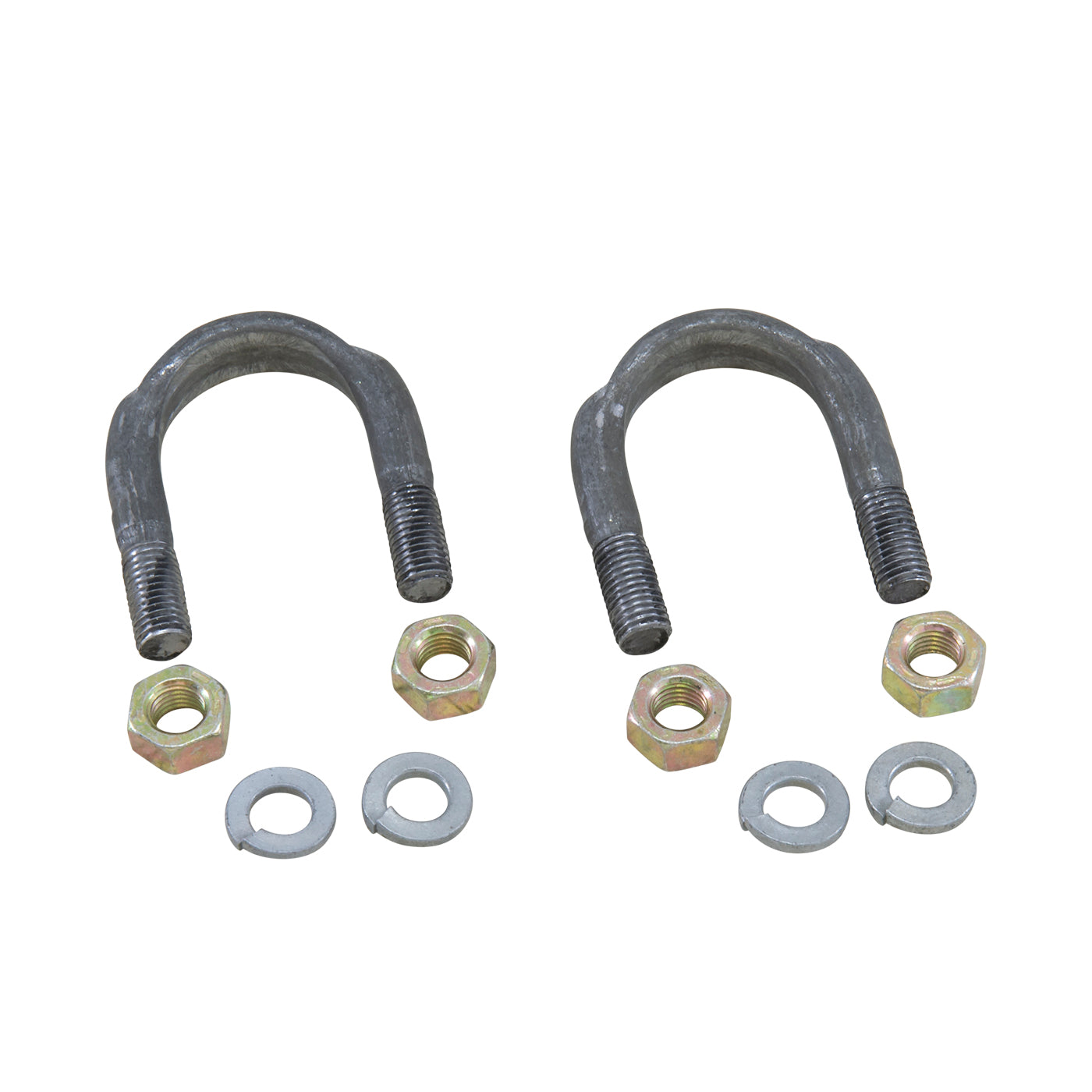Dana 44 8.2 Inch 12P 12T Vet And Model 20 U-Bolts 1310 U-Bolt Kit 5/16 Inch x 1-3/8 Inch D30 D44 8.2 Inch 12P 12T Vet M20 (2 U-Bolts & 4 Nuts) Not Ford Yukon Gear