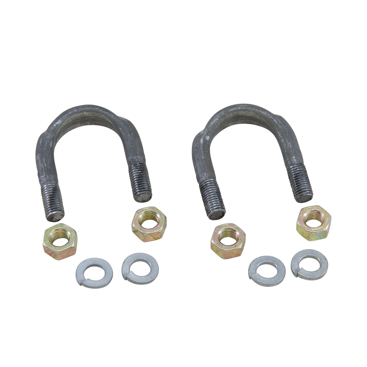 Dana 44 8.2 Inch 12P 12T Vet And Model 20 U-Bolts 1310 U-Bolt Kit 5/16 Inch x 1-3/8 Inch D30 D44 8.2 Inch 12P 12T Vet M20 (2 U-Bolts & 4 Nuts) Not Ford Yukon Gear