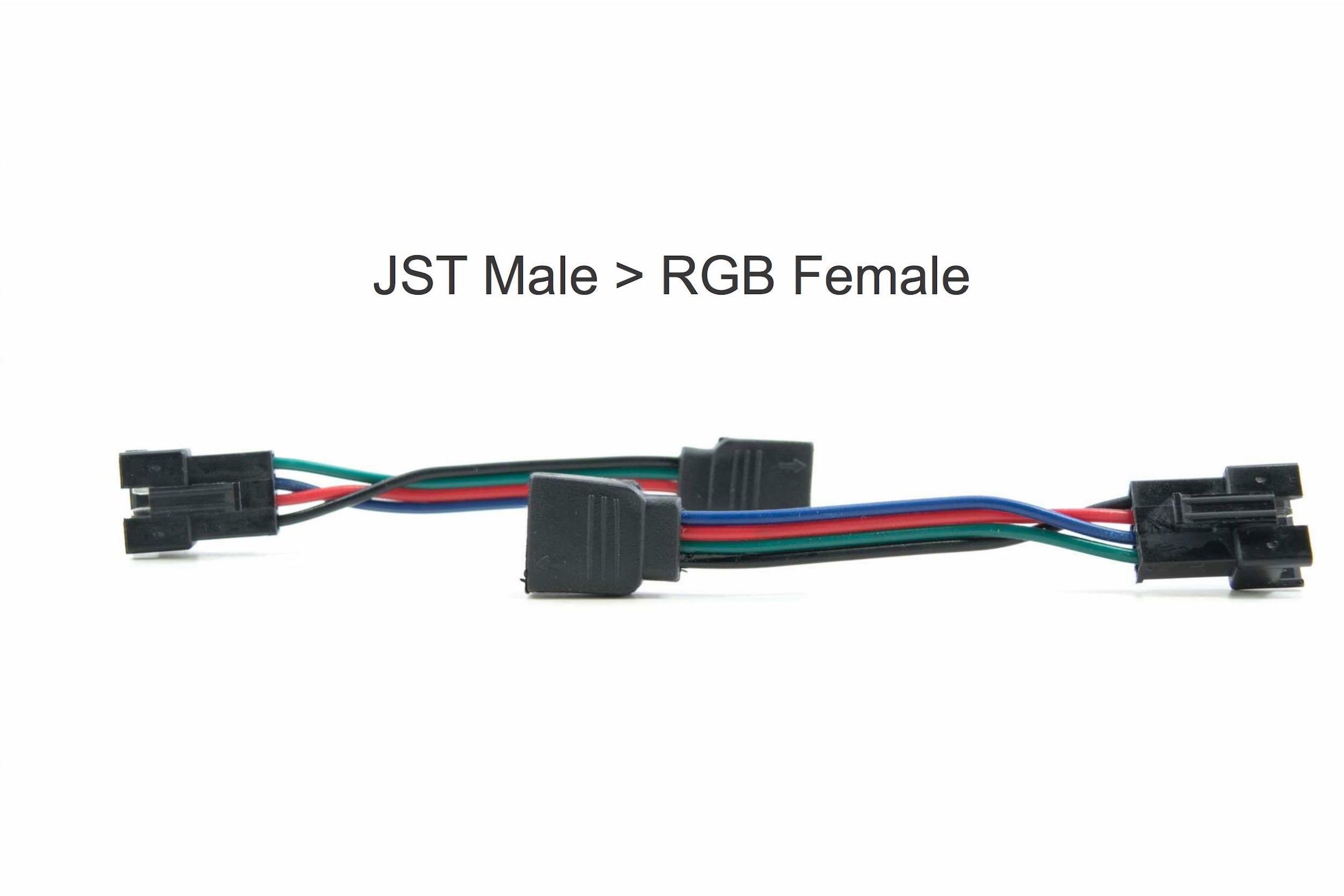 Adapter: JST Male to RGB Female (4 Pin) - Apollo Off-Road
