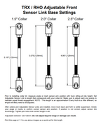 Foutz Motorsports 2" Front Leveling Collar Kit with Ride Height Sensor Connector Rods 2025-2026 Ram 1500 RHO