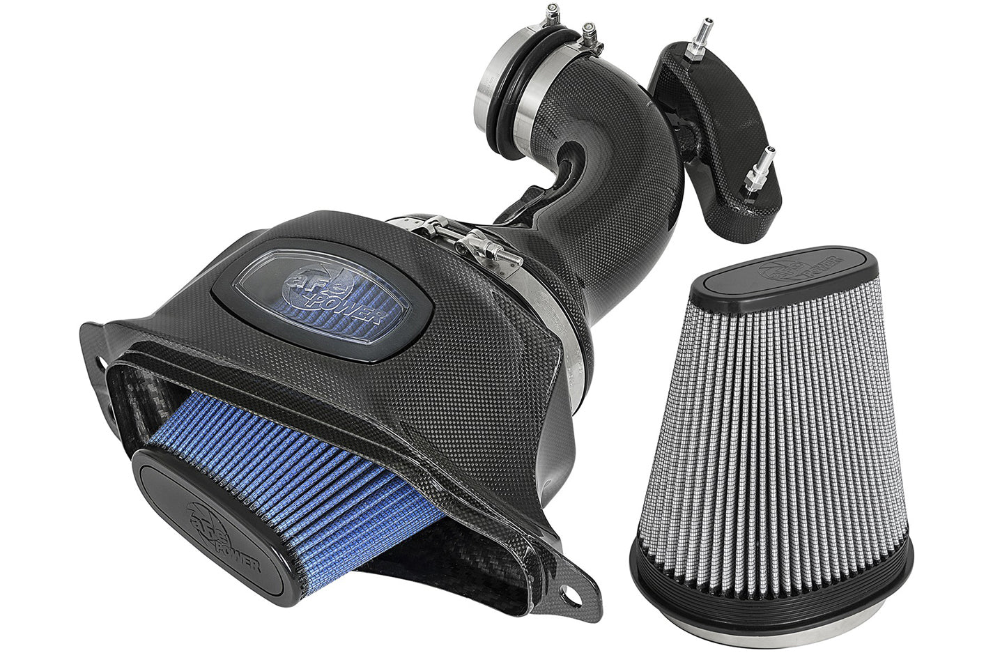Air Intake System 14- Corvette 6.2L Carbon 52-74201-C - Apollo Off-Road