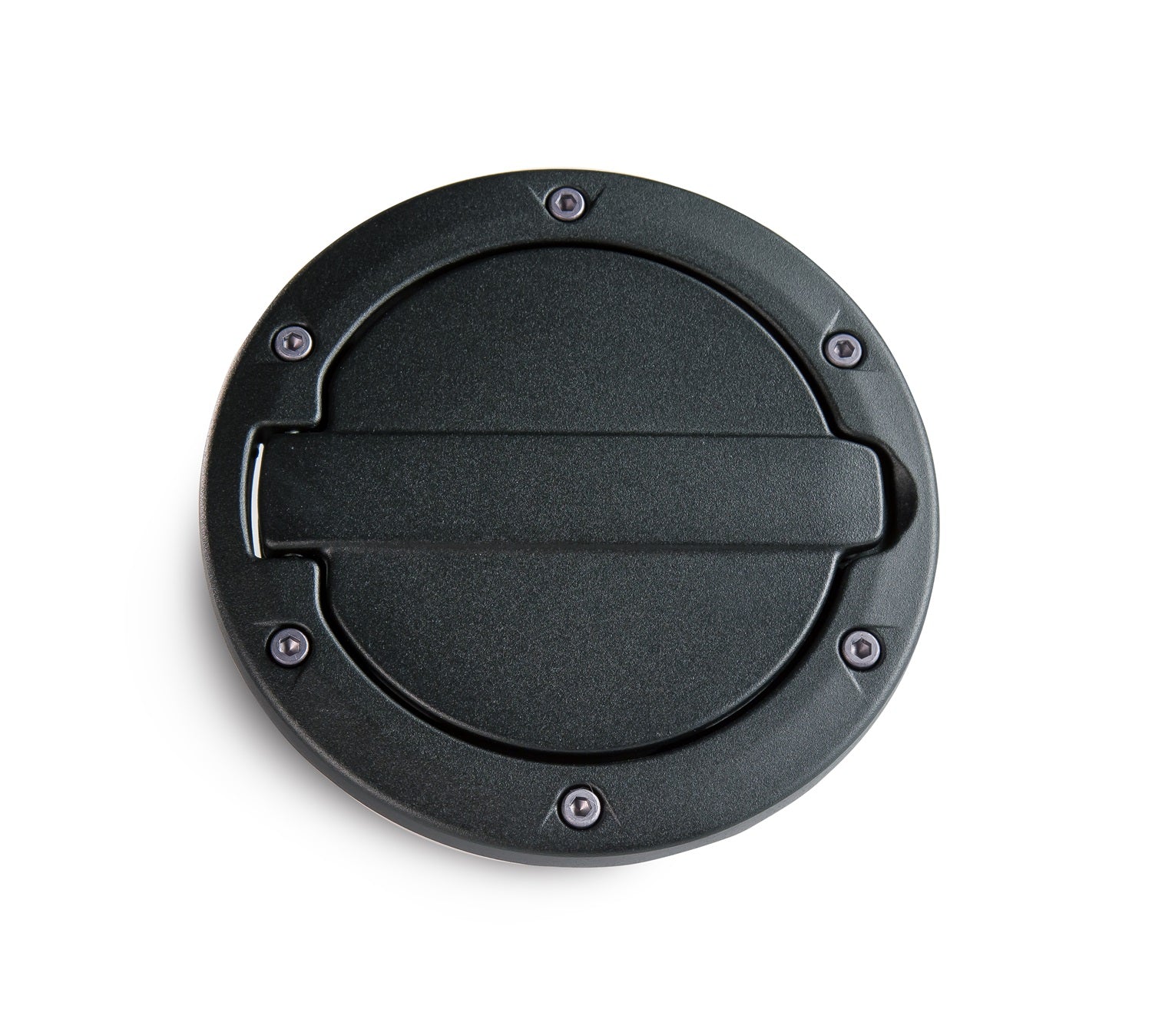 Alloy Fuel Door, Black Aluminum for 07-18 Jeep Wrangler JK, 2 Door/4 Door - Apollo Off-Road