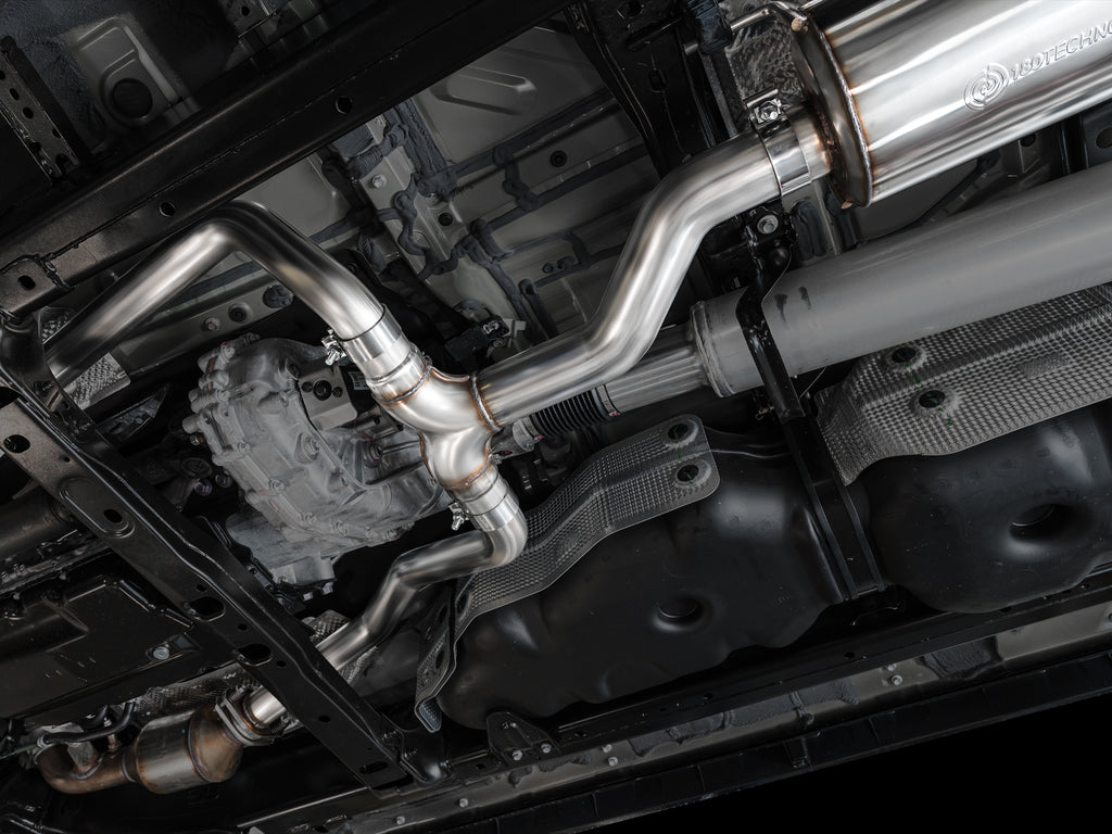 AWE 0FG Exhaust for 2022+ Toyota Tundra - Dual Chrome Silver Tips - Apollo Off-Road
