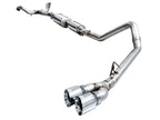 AWE 0FG Exhaust for 2022+ Toyota Tundra - Dual Chrome Silver Tips - Apollo Off-Road