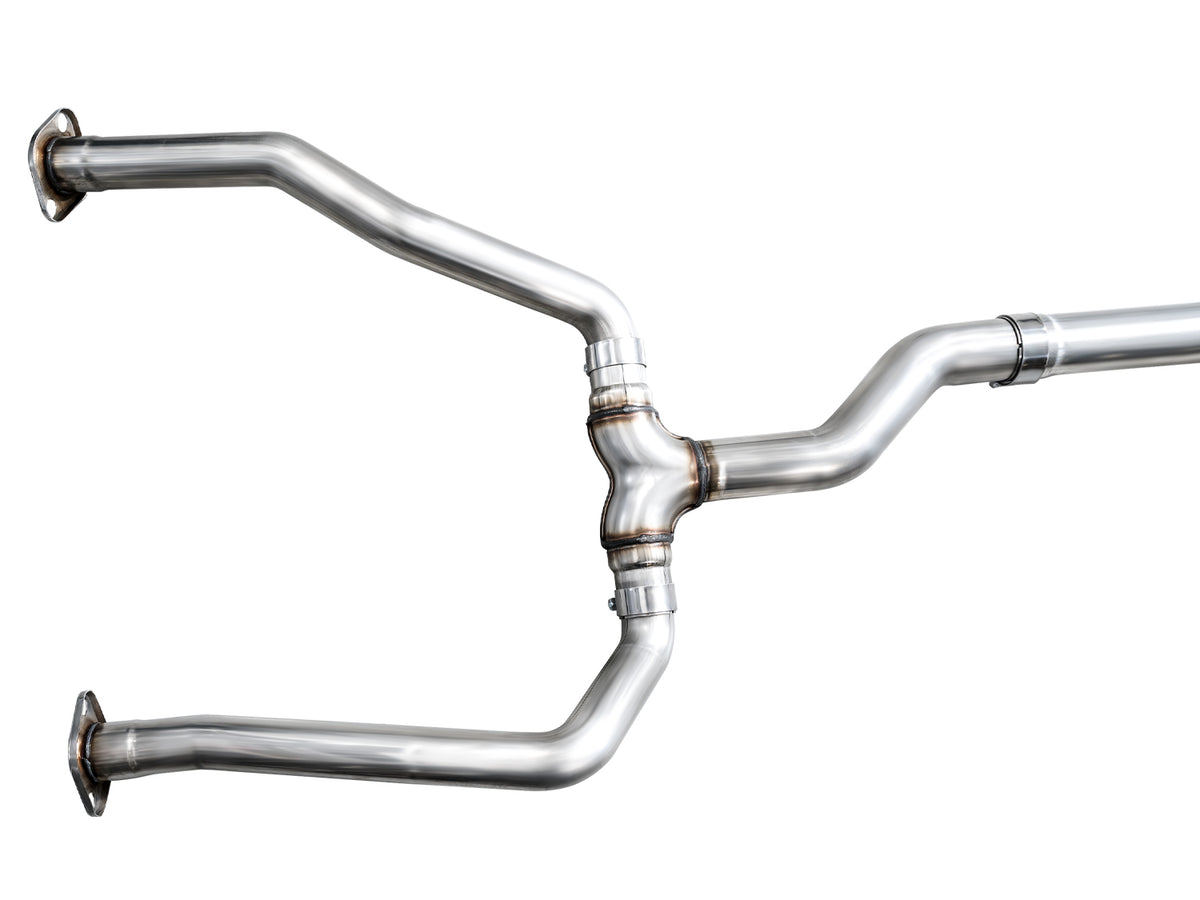 AWE 0FG Exhaust for 2022+ Toyota Tundra - Dual Diamond Black Tips - Apollo Off-Road
