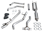 AWE 0FG Exhaust for 2022+ Toyota Tundra - Dual Diamond Black Tips - Apollo Off-Road