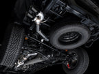 AWE 0FG Exhaust for 4th Gen Toyota Tacoma - Dual Diamond Black Tips - Apollo Off-Road