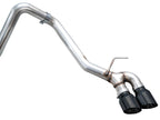 AWE 0FG Exhaust for 4th Gen Toyota Tacoma - Dual Diamond Black Tips - Apollo Off-Road