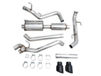 AWE 0FG Exhaust for 4th Gen Toyota Tacoma - Dual Diamond Black Tips - Apollo Off-Road