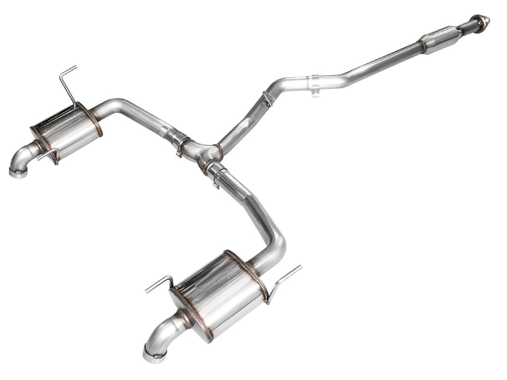 AWE 0FG Exhaust for Subaru Outback 2.4T - Dual BashGuards - Apollo Off-Road