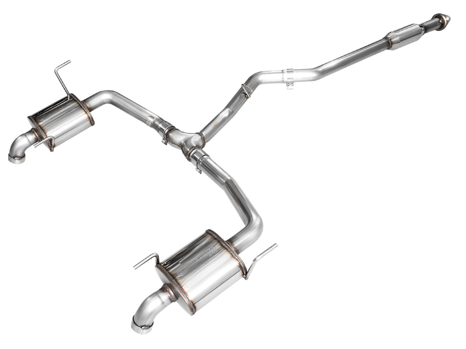 AWE 0FG Exhaust for Subaru Outback 2.4T - Dual BashGuards - Apollo Off-Road
