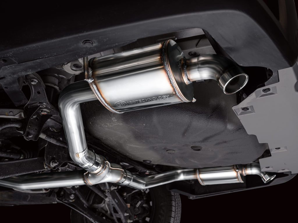 AWE 0FG Exhaust for Subaru Outback 2.4T - Dual BashGuards - Apollo Off-Road