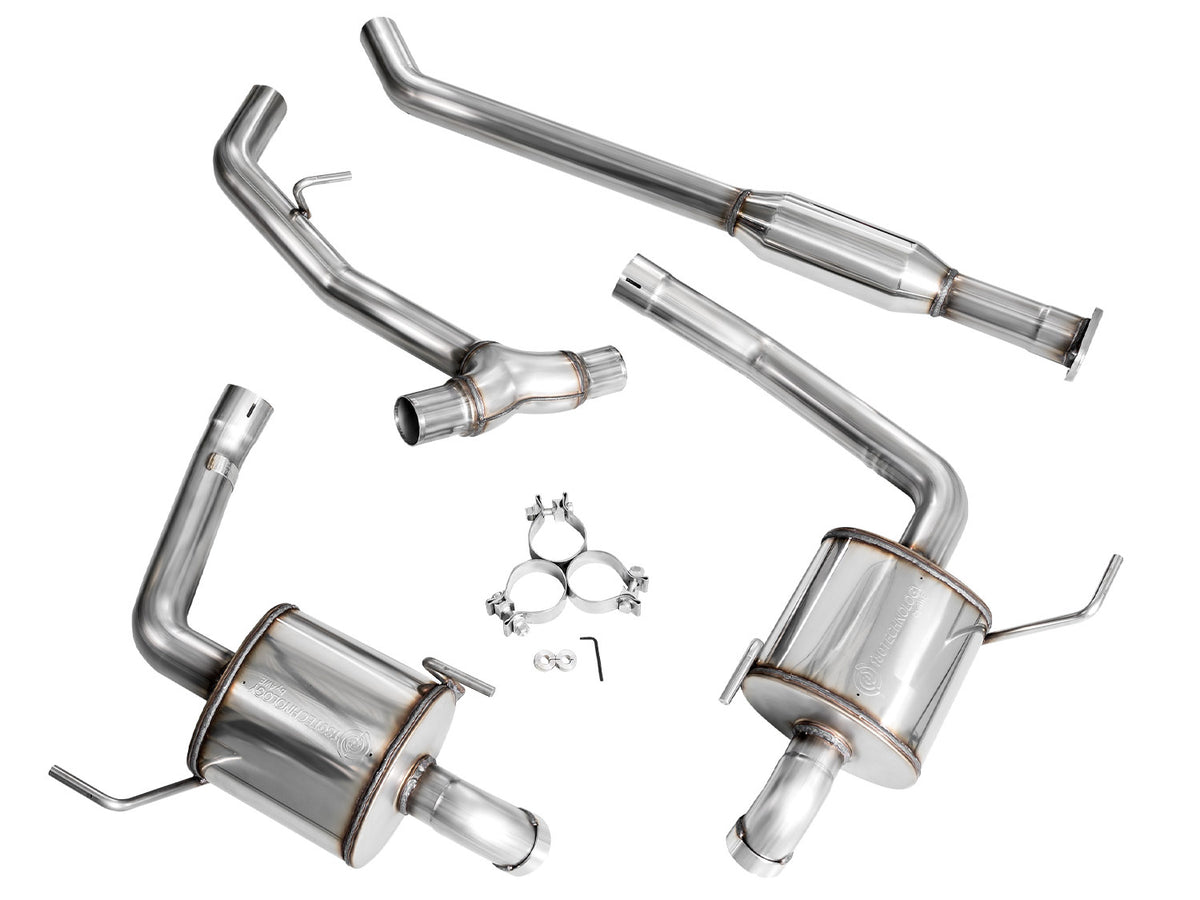 AWE 0FG Exhaust for Subaru Outback 2.4T - Dual BashGuards - Apollo Off-Road