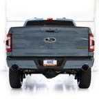 AWE 0FG Non-Resonated Catback for '21+ Ford F-150 Tremor (With Bumper Cutouts) - Diamond Black Tips - Apollo Off-Road