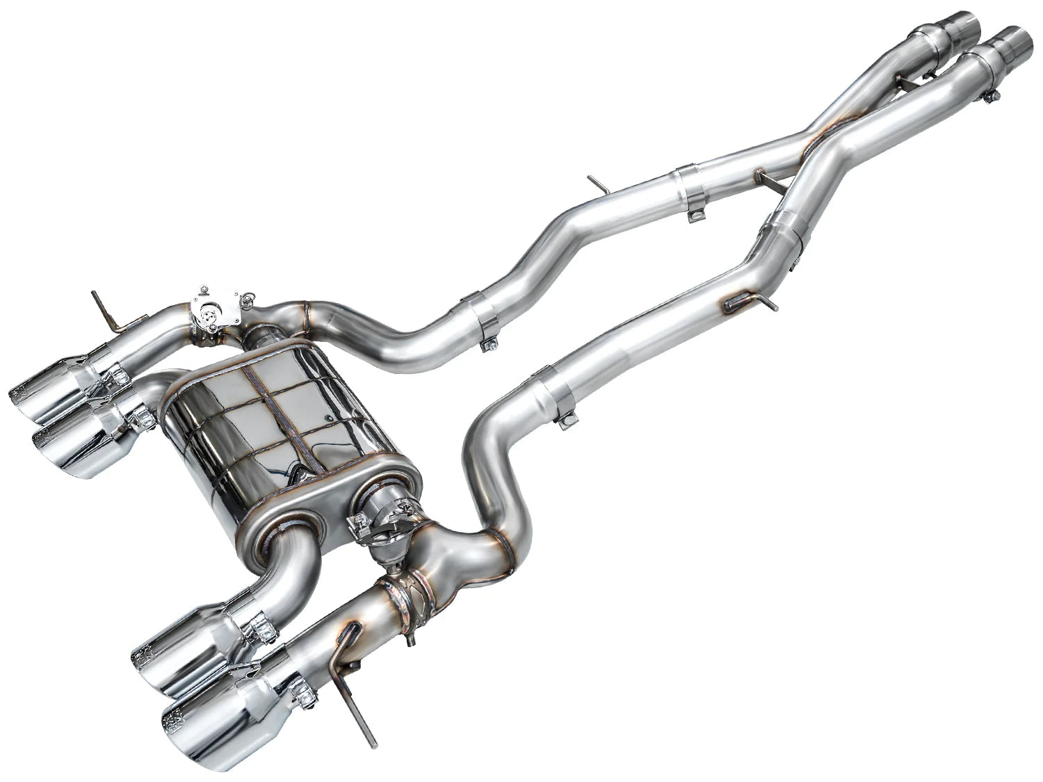 AWE SwitchPath Exhaust for BMW G87 M2 - Chrome Silver Tips - Apollo Off-Road