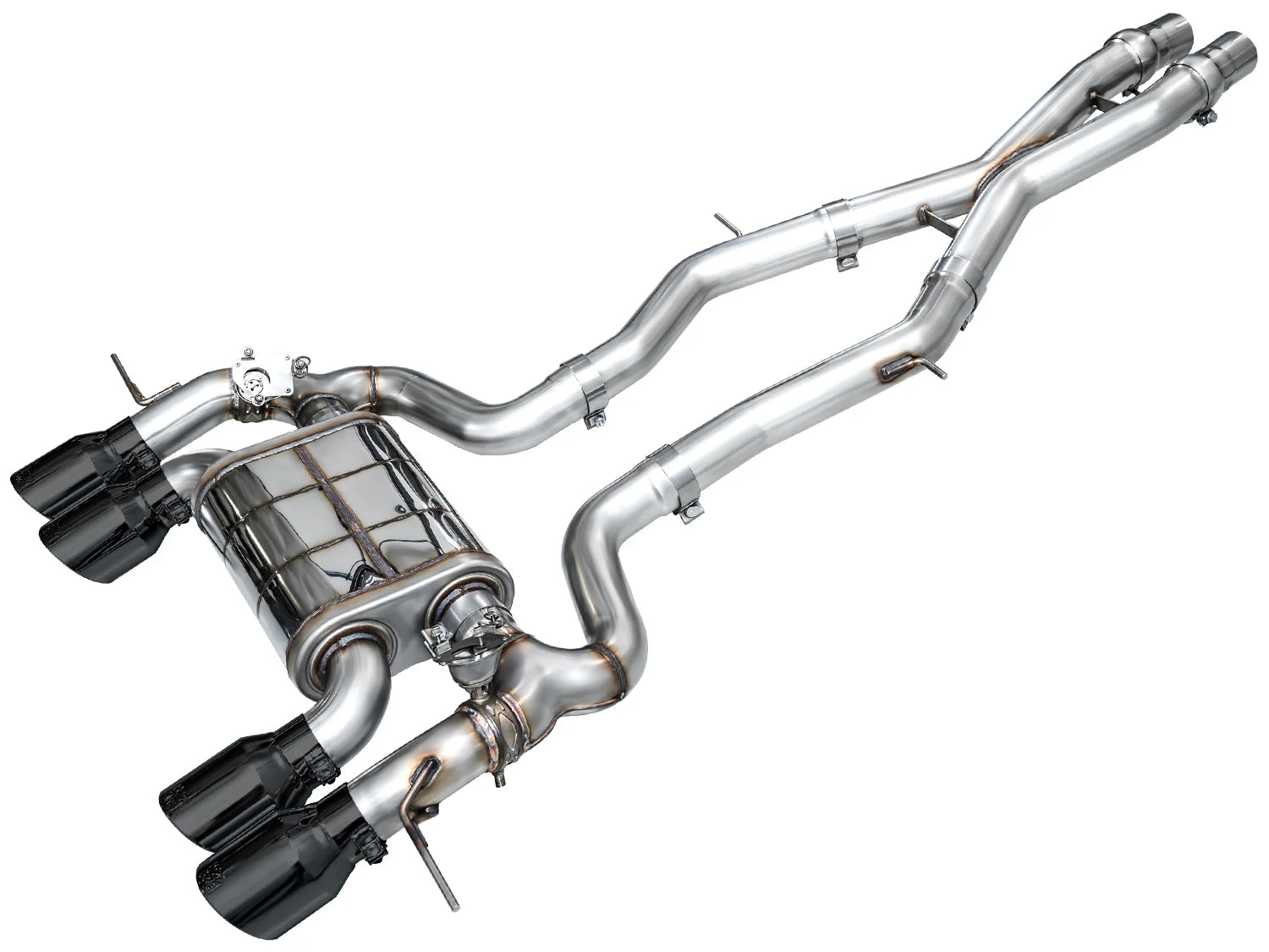 AWE SwitchPath Exhaust for BMW G87 M2 - Diamond Black Tips - Apollo Off-Road