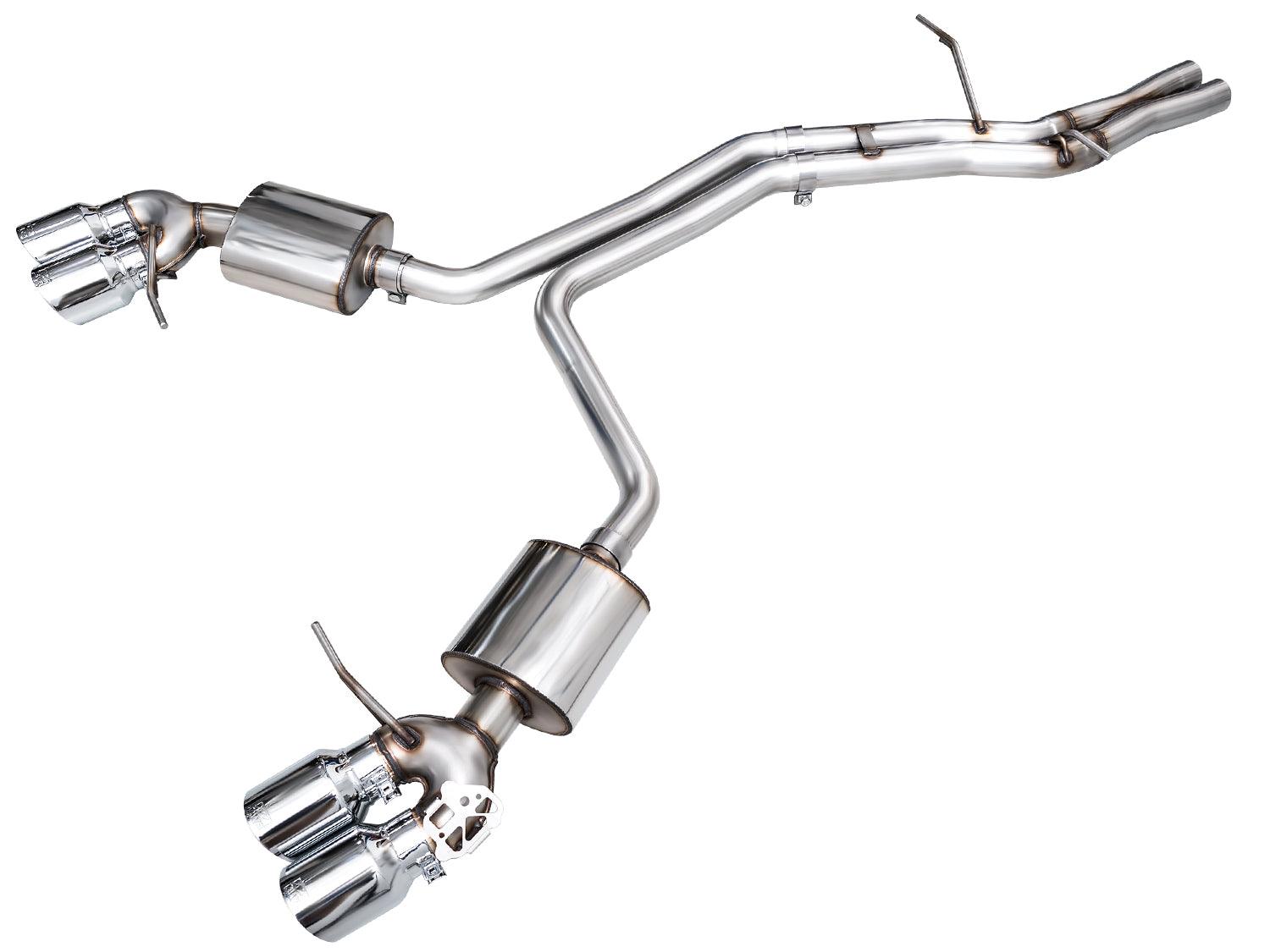 AWE Touring Edition Catback Exhaust for '22+ Porsche Macan 2.9TT - Chrome Silver Tips - Apollo Off-Road