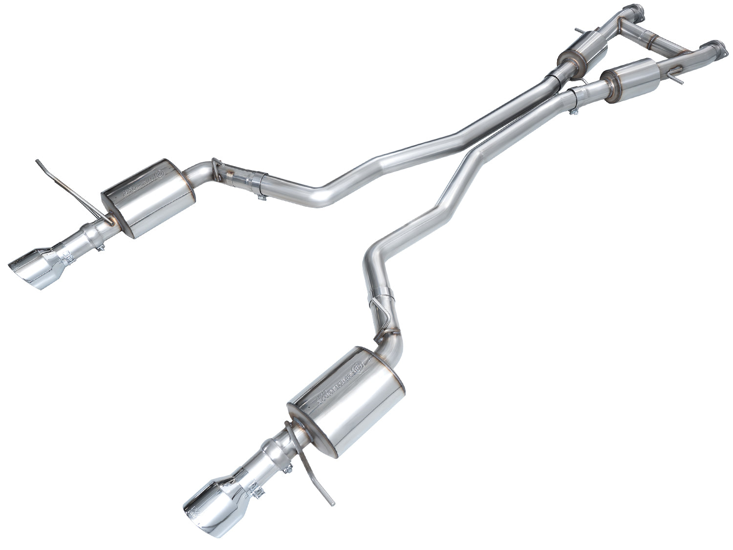 AWE Touring Edition Exhaust for Dodge Durango 5.7 - Chrome Silver Tips - Apollo Off-Road
