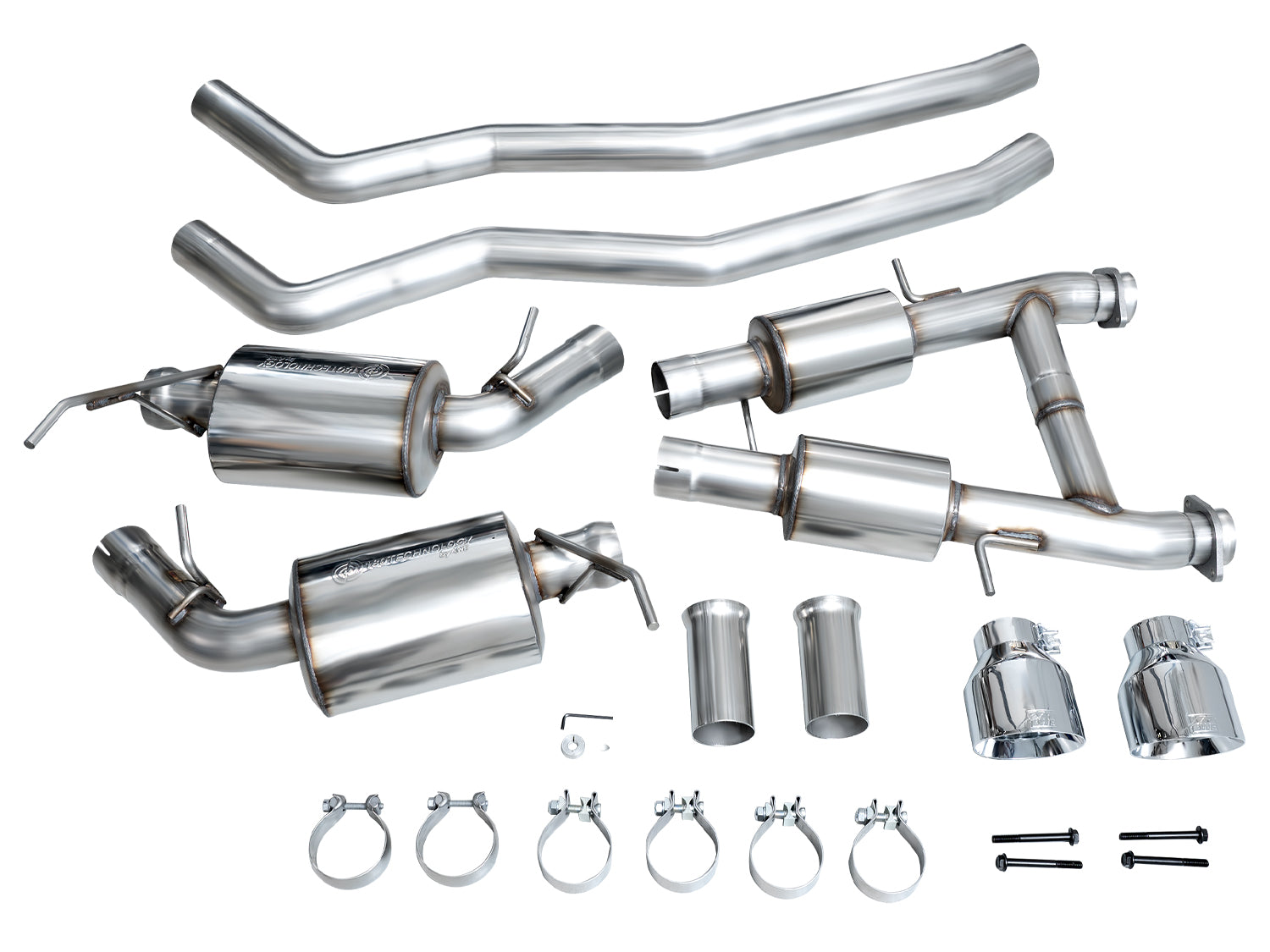 AWE Touring Edition Exhaust for Dodge Durango 5.7 - Chrome Silver Tips - Apollo Off-Road