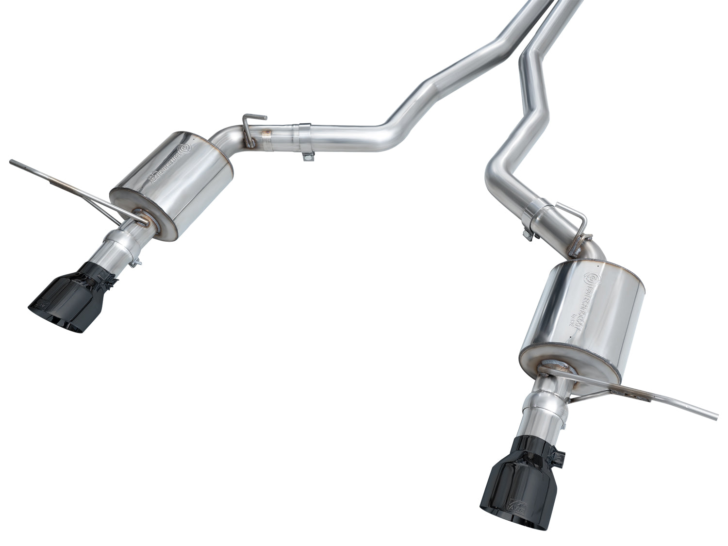 AWE Touring Edition Exhaust for Dodge Durango 5.7 - Diamond Black Tips - Apollo Off-Road