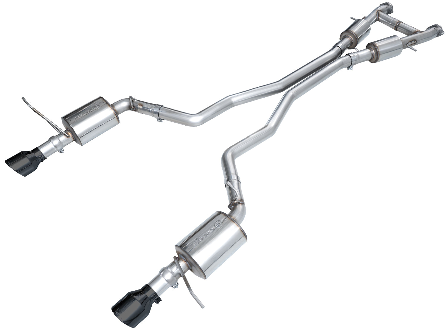 AWE Touring Edition Exhaust for Dodge Durango 5.7 - Diamond Black Tips - Apollo Off-Road