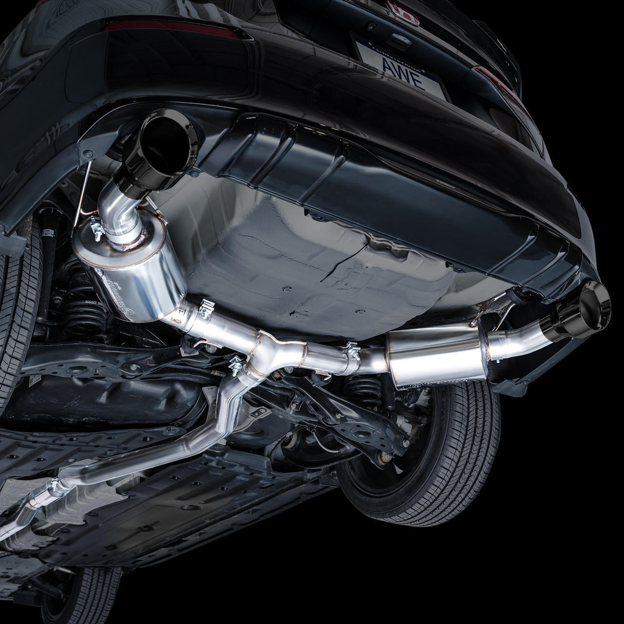 AWE Touring Edition Exhaust for FE1 Civic Si-DE4 Acura Integra - Apollo Off-Road