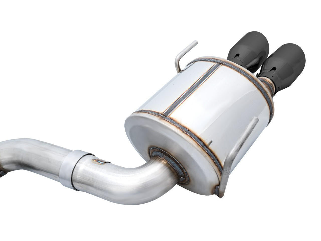AWE Touring Edition Exhaust for VB Subaru WRX - Diamond Black Tips - Apollo Off-Road