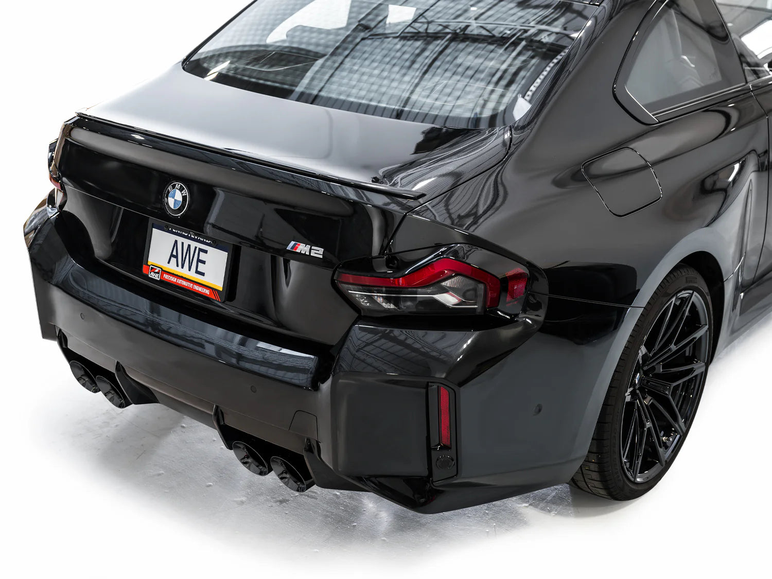 AWE Track Edition Exhaust for BMW G87 M2 - Diamond Black Tips - Apollo Off-Road