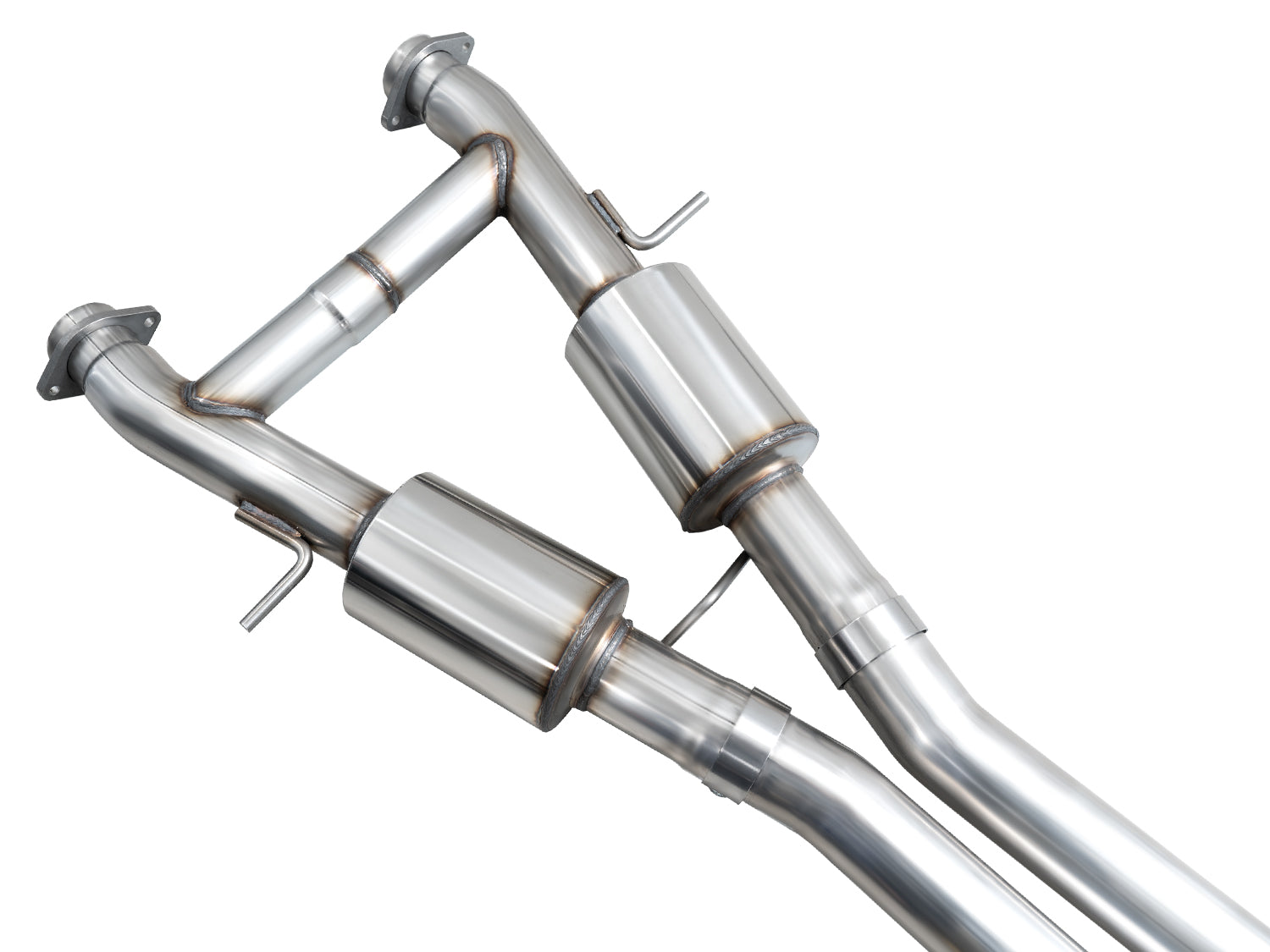 AWE Track Edition Exhaust for Dodge Durango 5.7 - Chrome Silver Tips - Apollo Off-Road