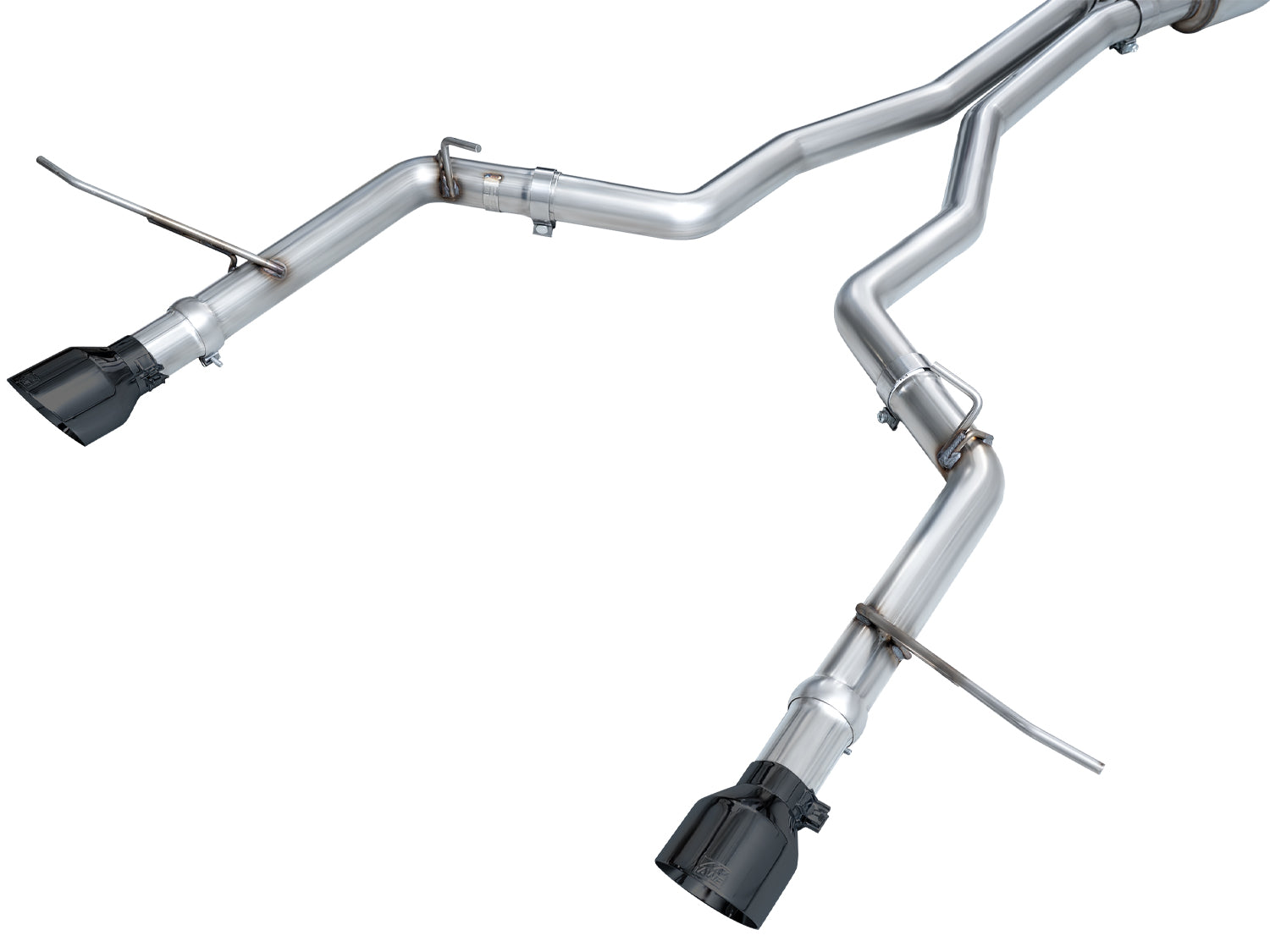 AWE Track Edition Exhaust for Dodge Durango 5.7 - Diamond Black Tips - Apollo Off-Road