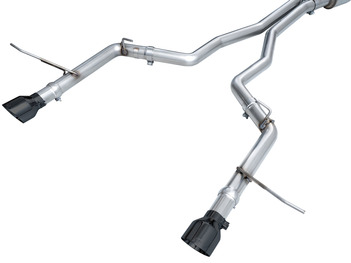 AWE Track Edition Exhaust for Dodge Durango 5.7 - Diamond Black Tips - Apollo Off-Road